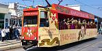 "Поющий" трамвай вышел в рейс в День Победы в донской столице